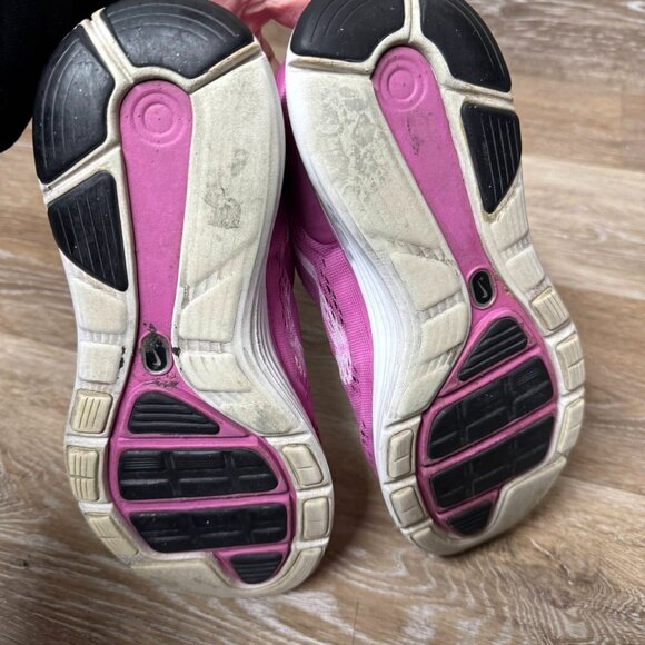 COPY - Nike Lunarglide 5 Athletic Running Shoe Pink/White Women's Size 6.5 - Picture 4 of 6